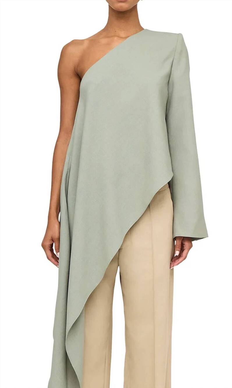 NEW RONNY KOBO women's cassidy top in green